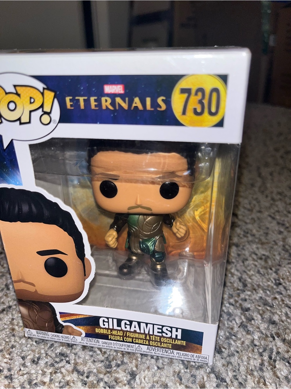 Funko Gilgamesh Pop! Vinyl - Green & Gold Details